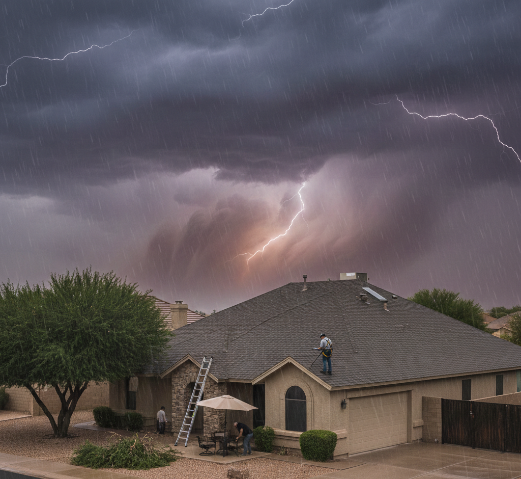 how to protect your home and roof during Arizona’s monsoon season