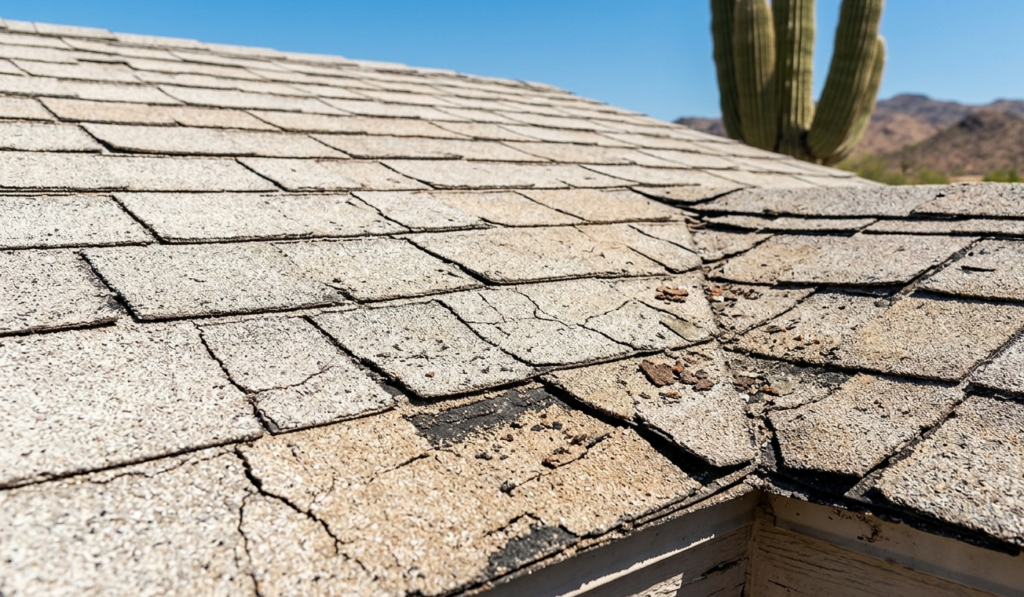 UV Roof Damage in Arizona
