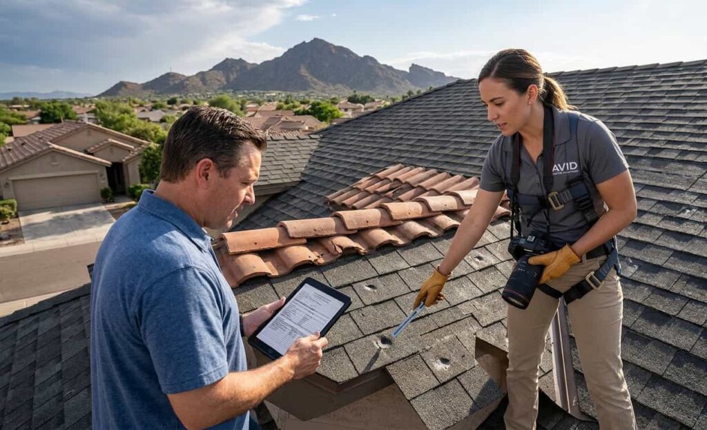 Filing an Insurance Claim for Roof Damage in Phoenix